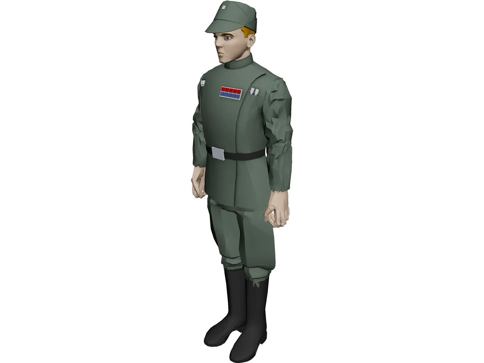 Star Wars Imperial Officer 3D Model
