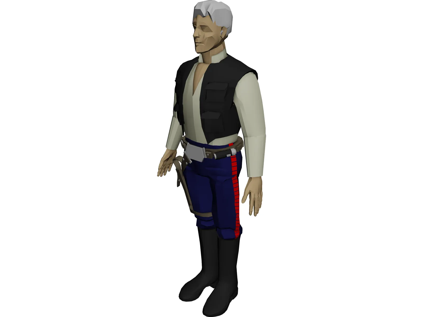 Star Wars Hans Solo 3D Model