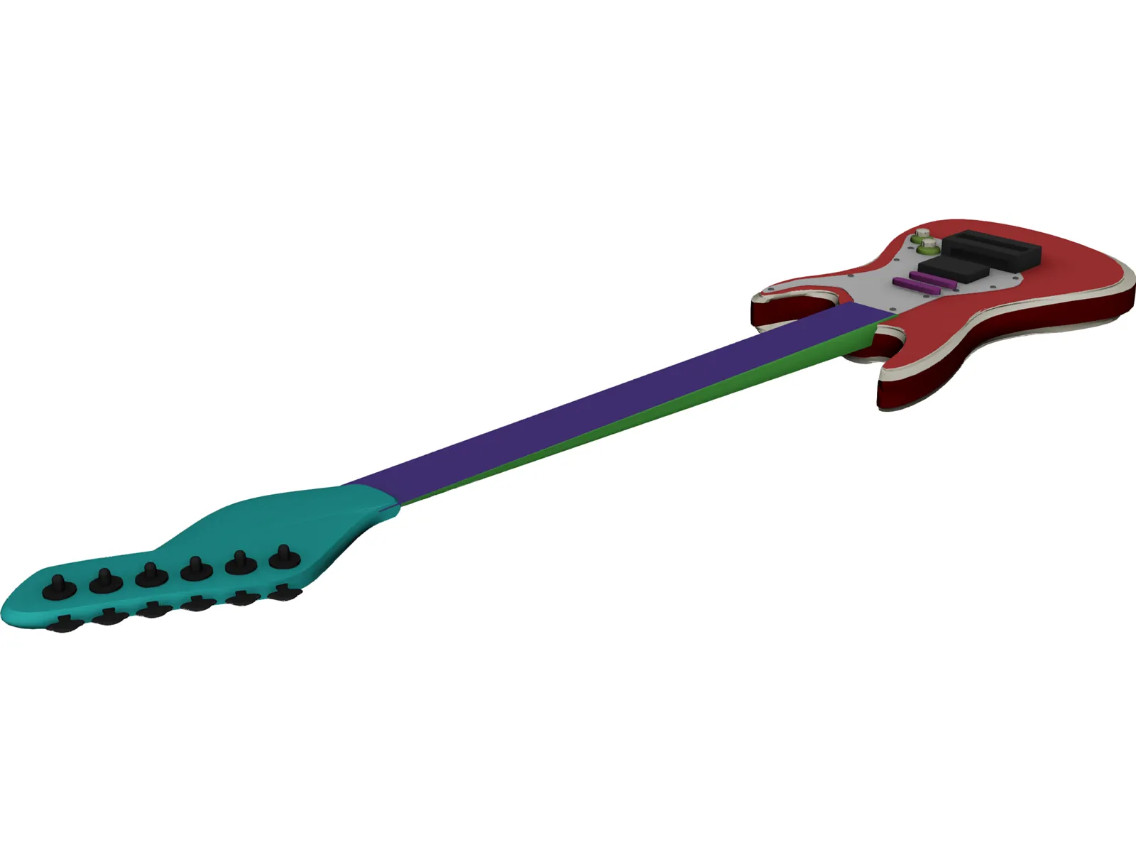 Guitar 3D Model