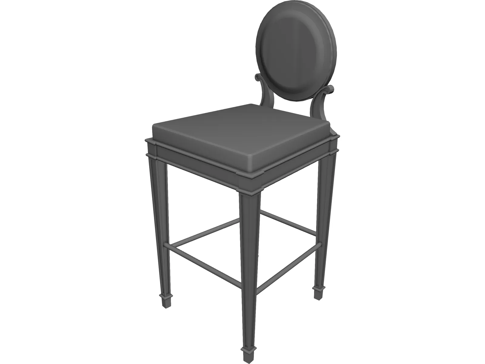 Barstool 3D Model