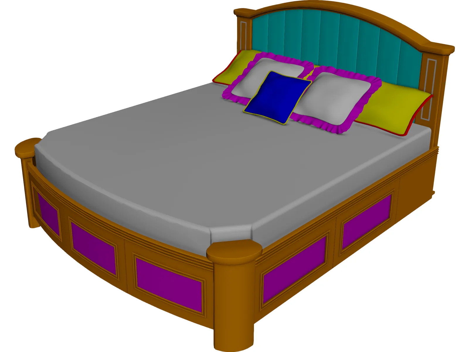 Bed Master Berth 3D Model