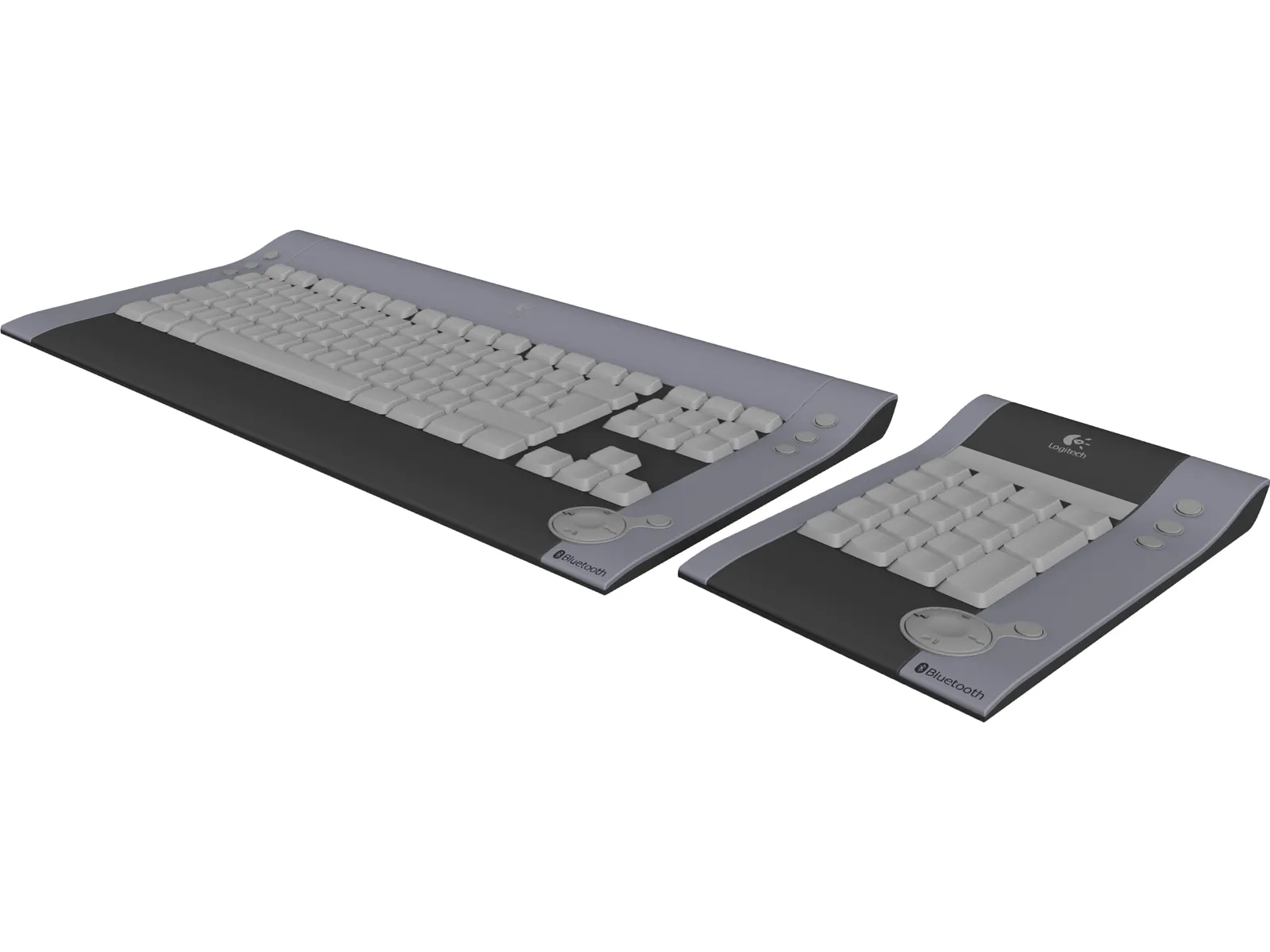 Logitech diNovo Keyboard 3D Model