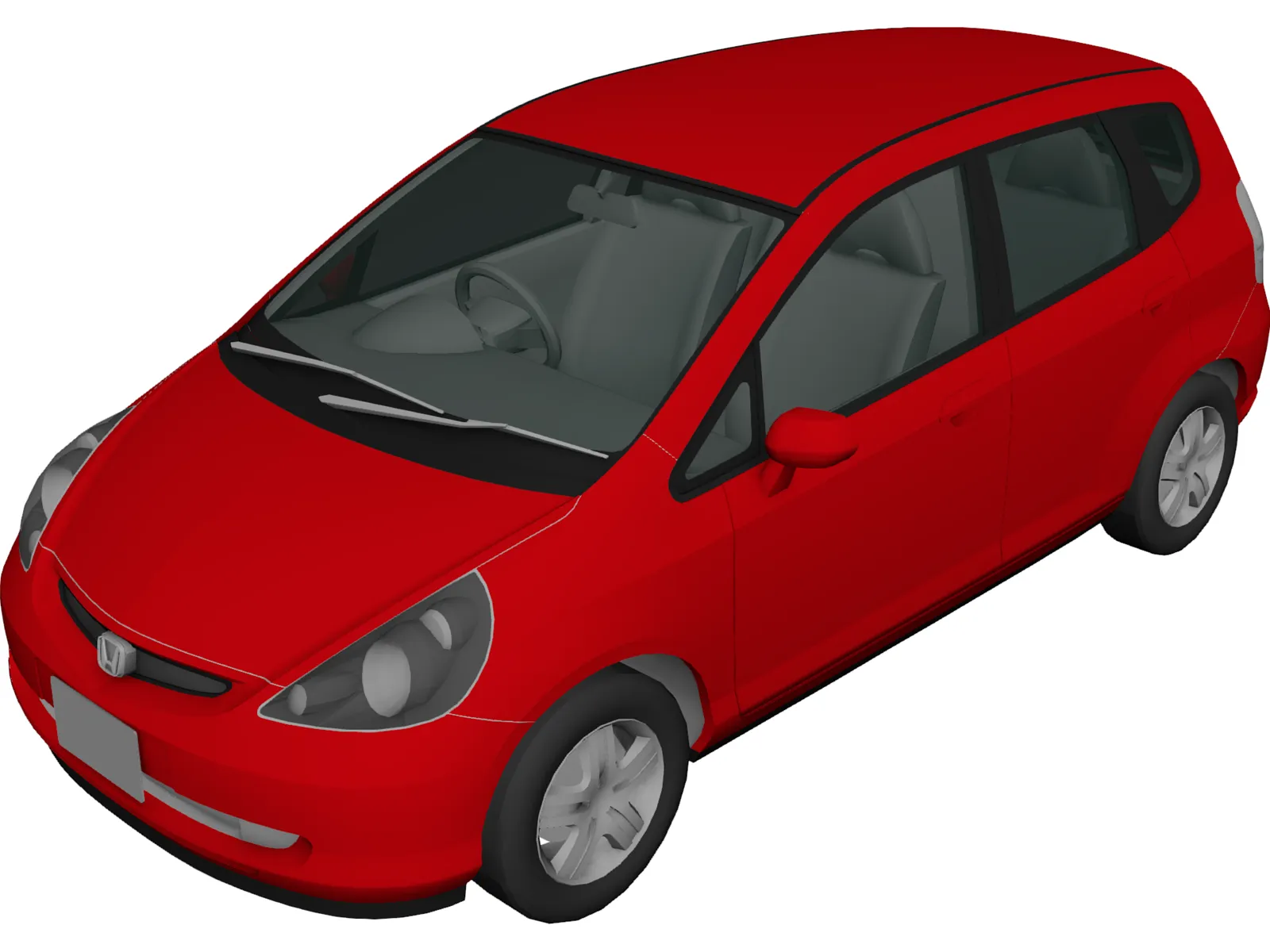 Honda Fit [Jazz] (2002) 3D Model