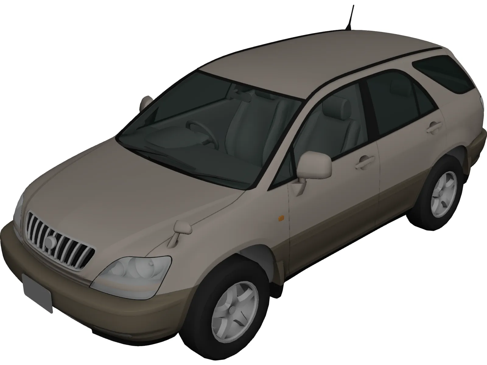 Toyota Harrier 3D Model