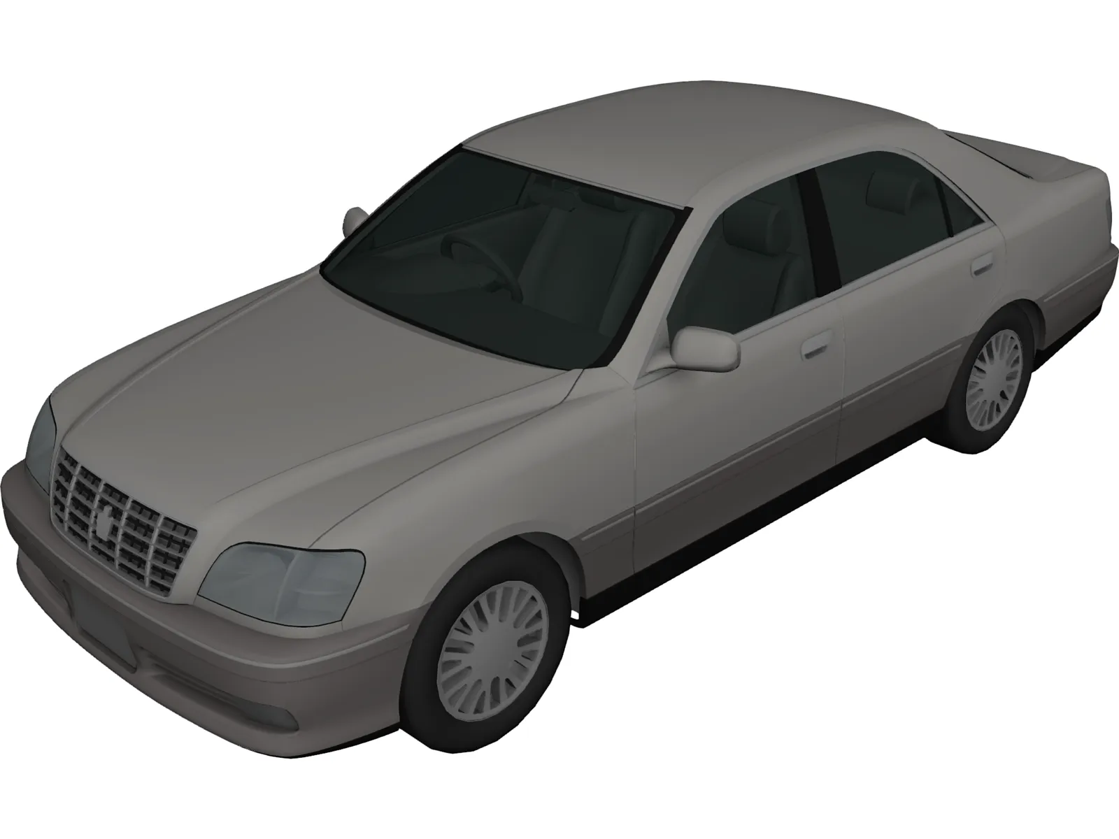 Toyota Crown (2001) 3D Model