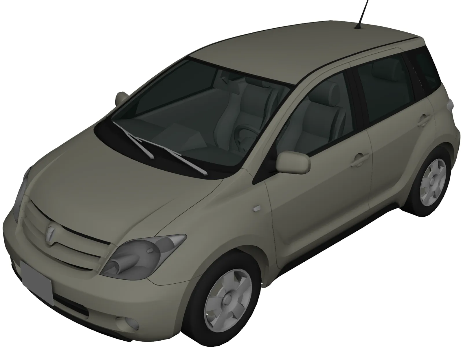 Scion xA / Toyota Ist (2001) 3D Model