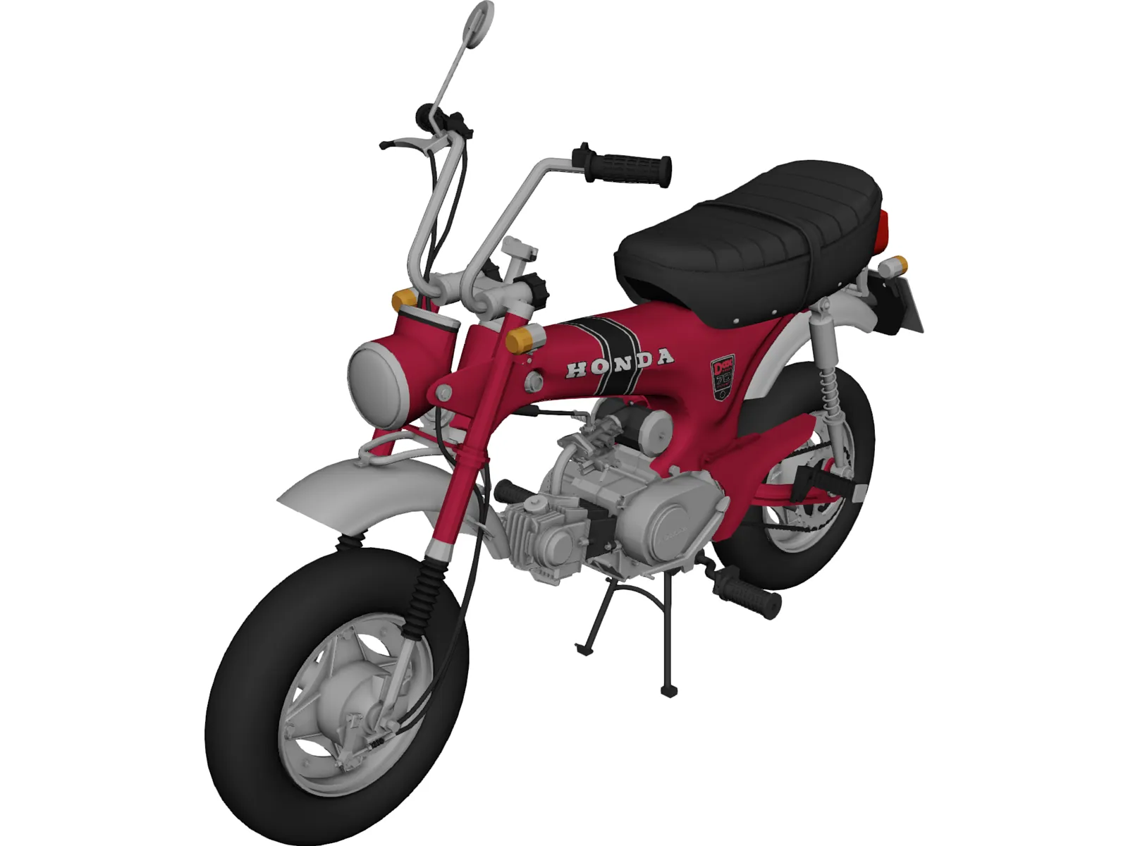 Honda DAX 3D Model