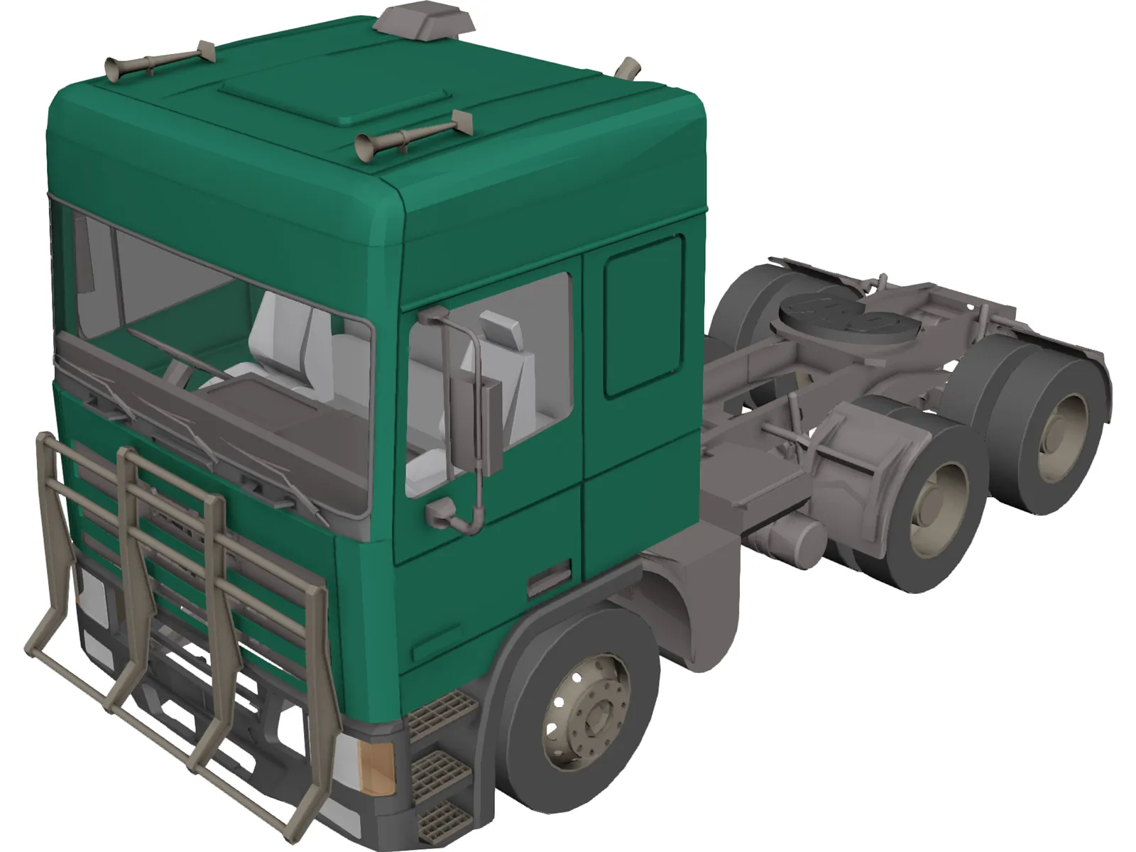 Man Truck 3D Model