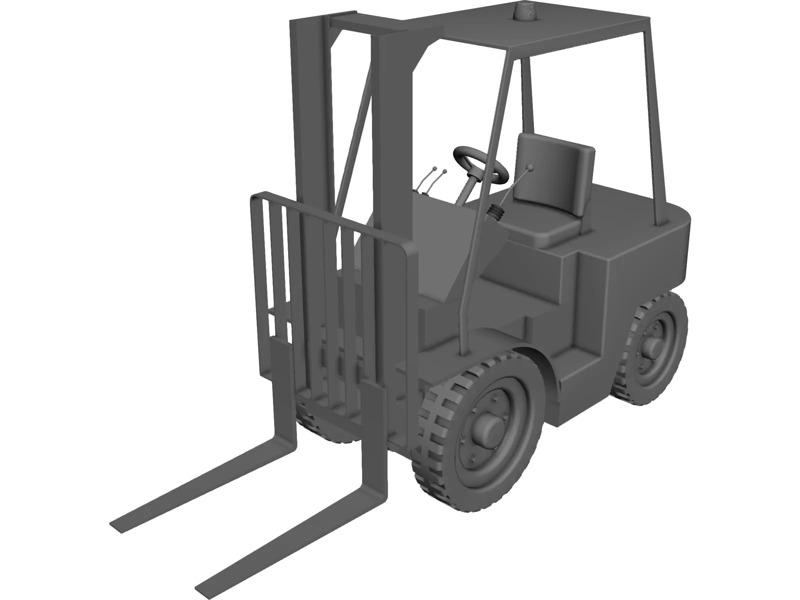 Forklift 3D Model