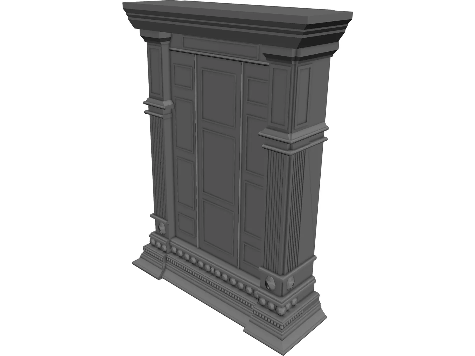 Narnia Wardrobe 3D Model