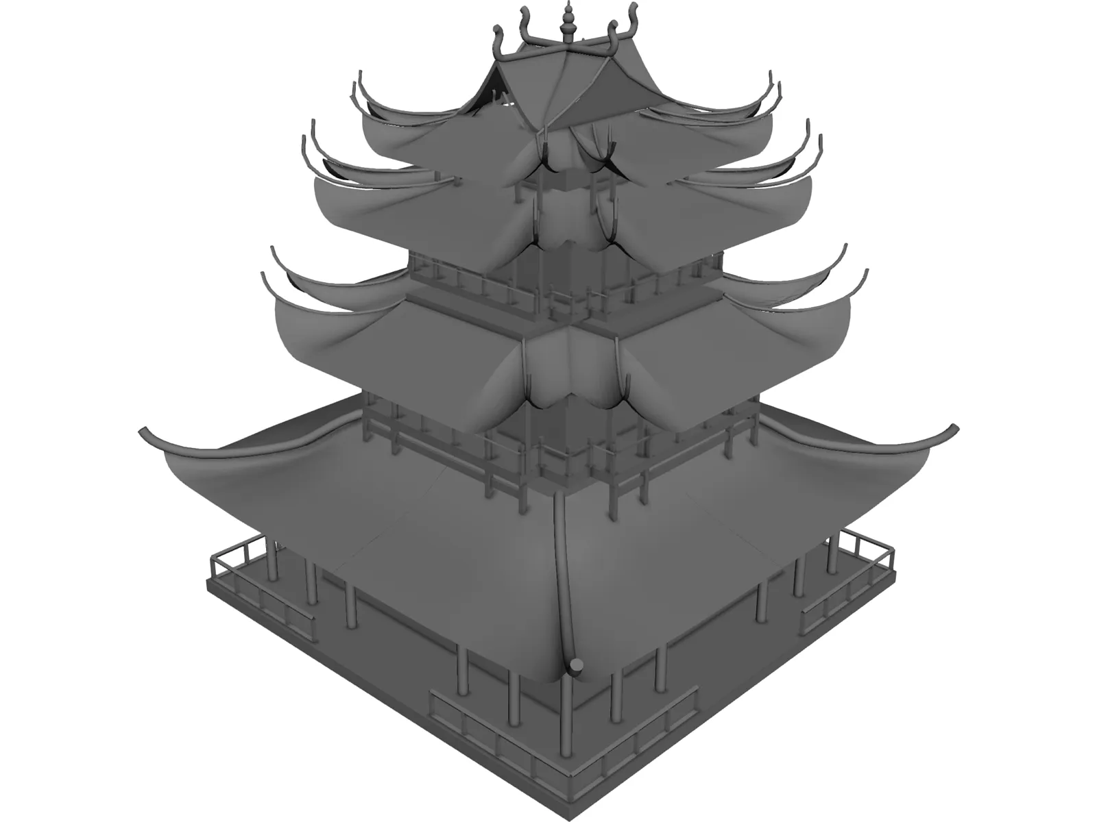 Pagoda 3D Model