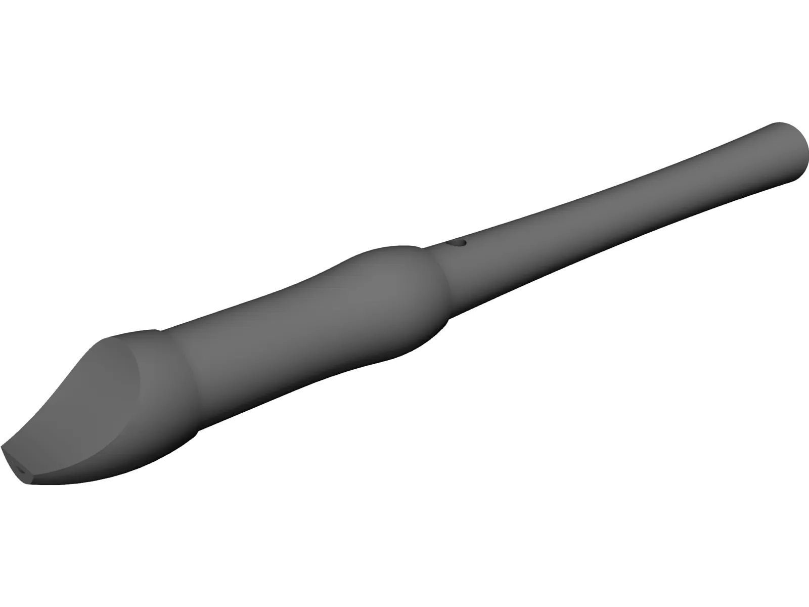 Blockflute 3D Model