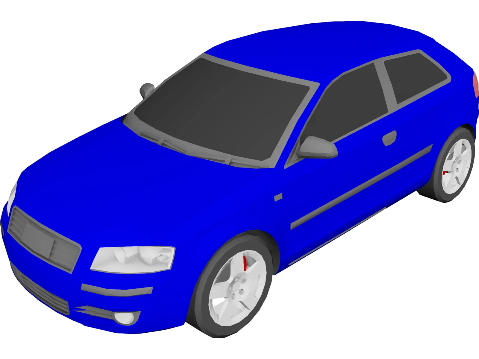 Audi A3 (2004) 3D Model