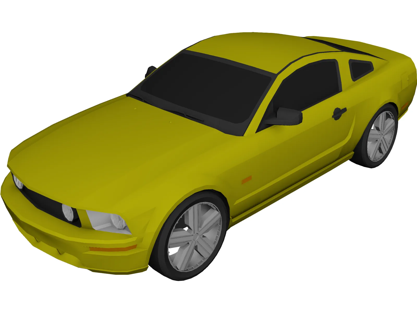 Ford Mustang (2005) 3D Model