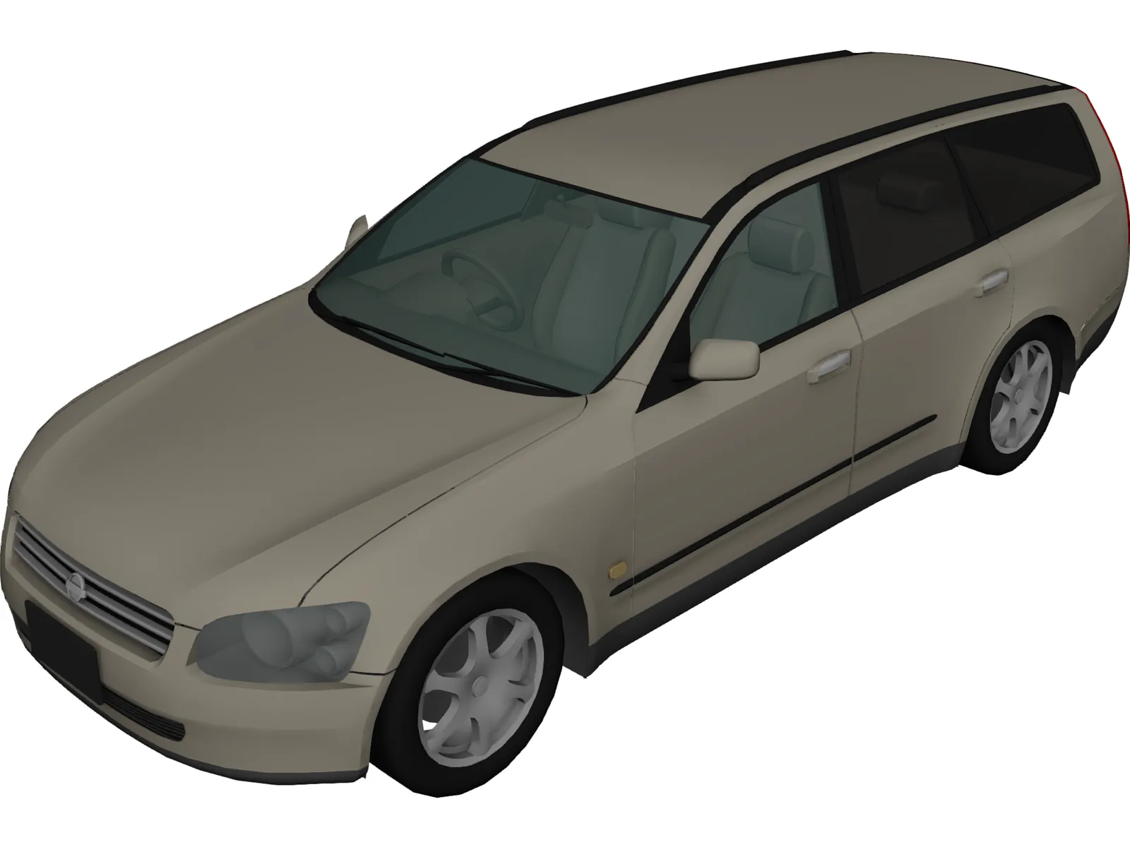 Nissan Stagea (2001) 3D Model