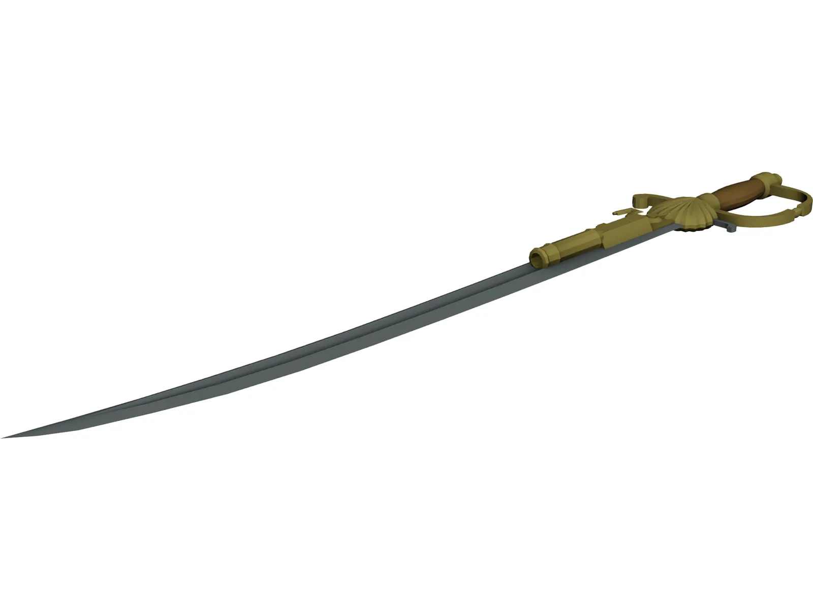 Flinlock Cutlass 3D Model