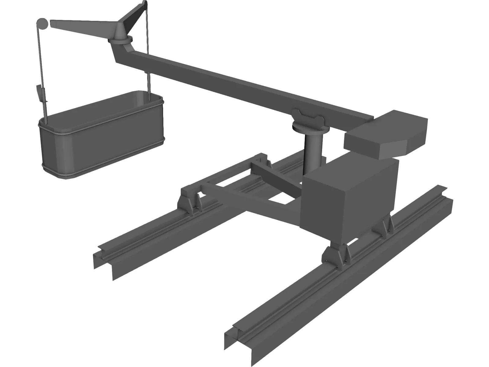 Window Crane (Small) 3D Model