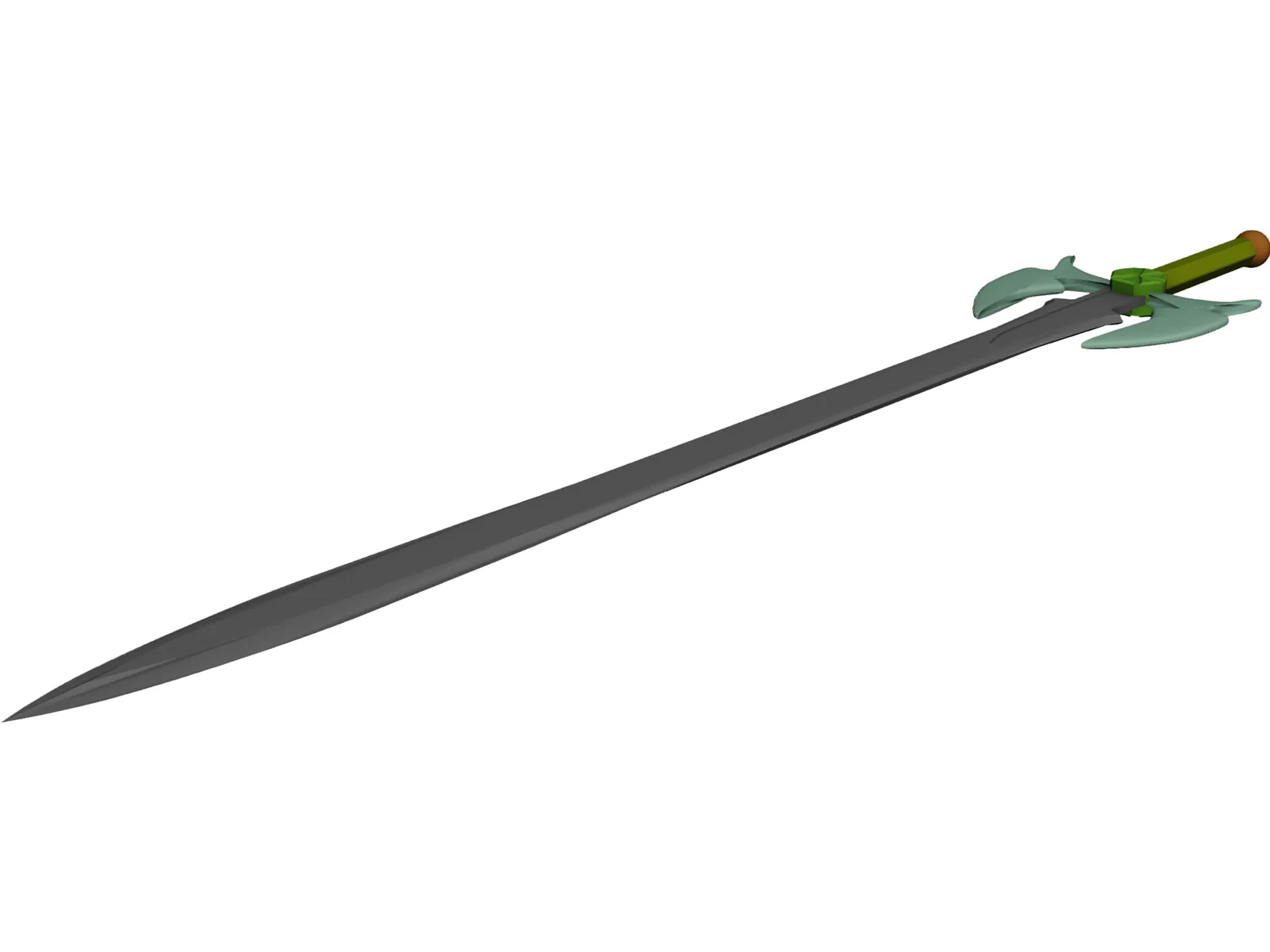 Fantasy Sword 3D Model