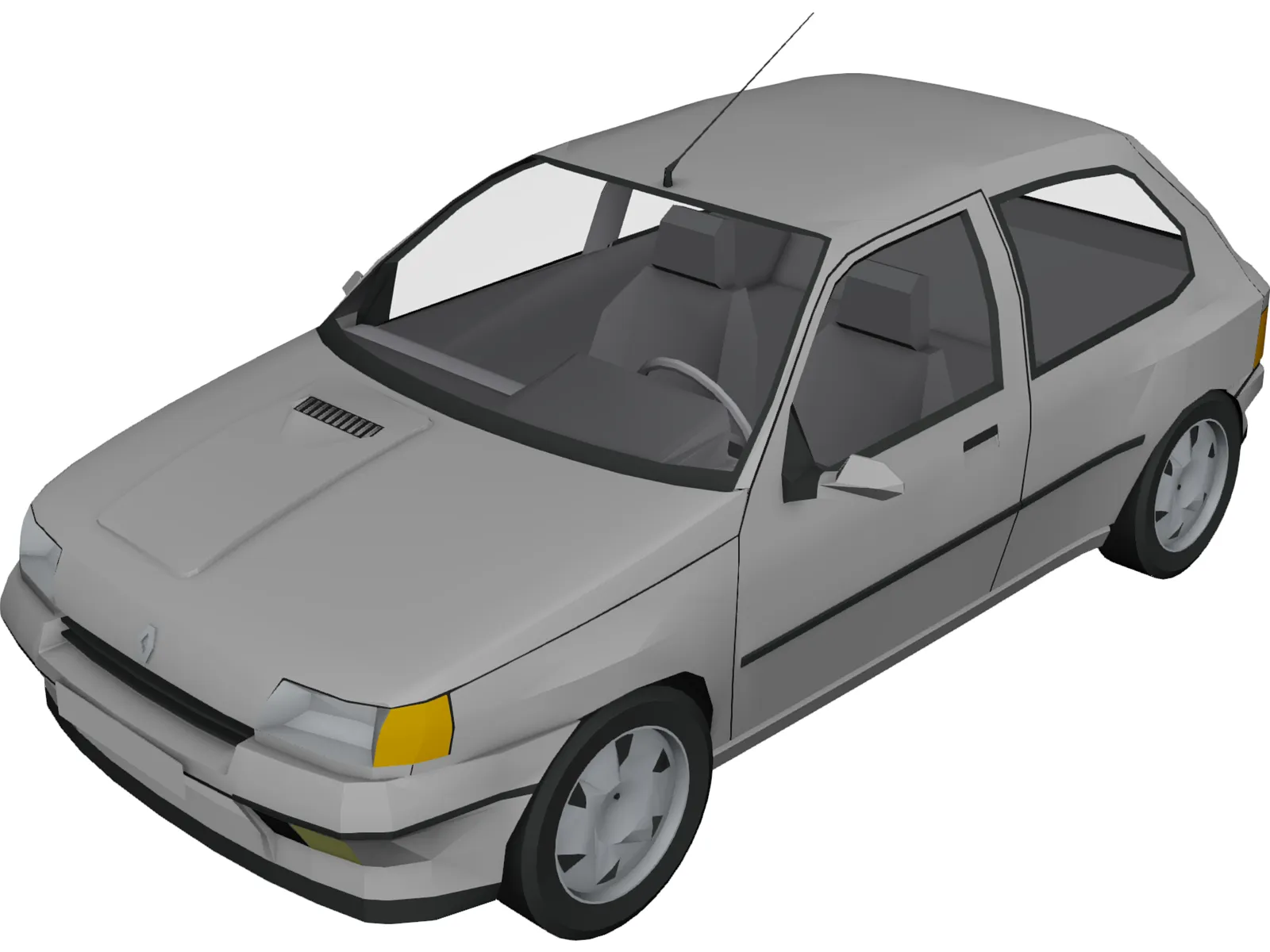 Renault Clio 3D Model