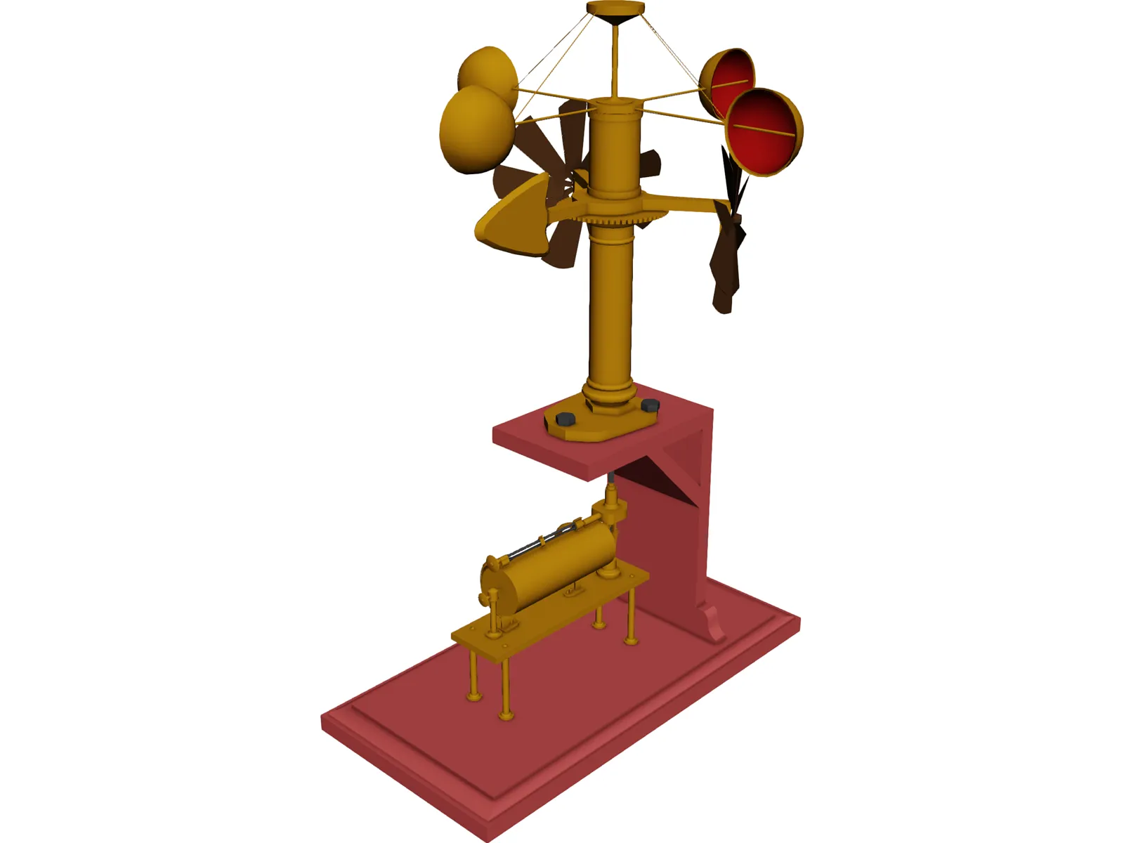 Anemometer 3D Model