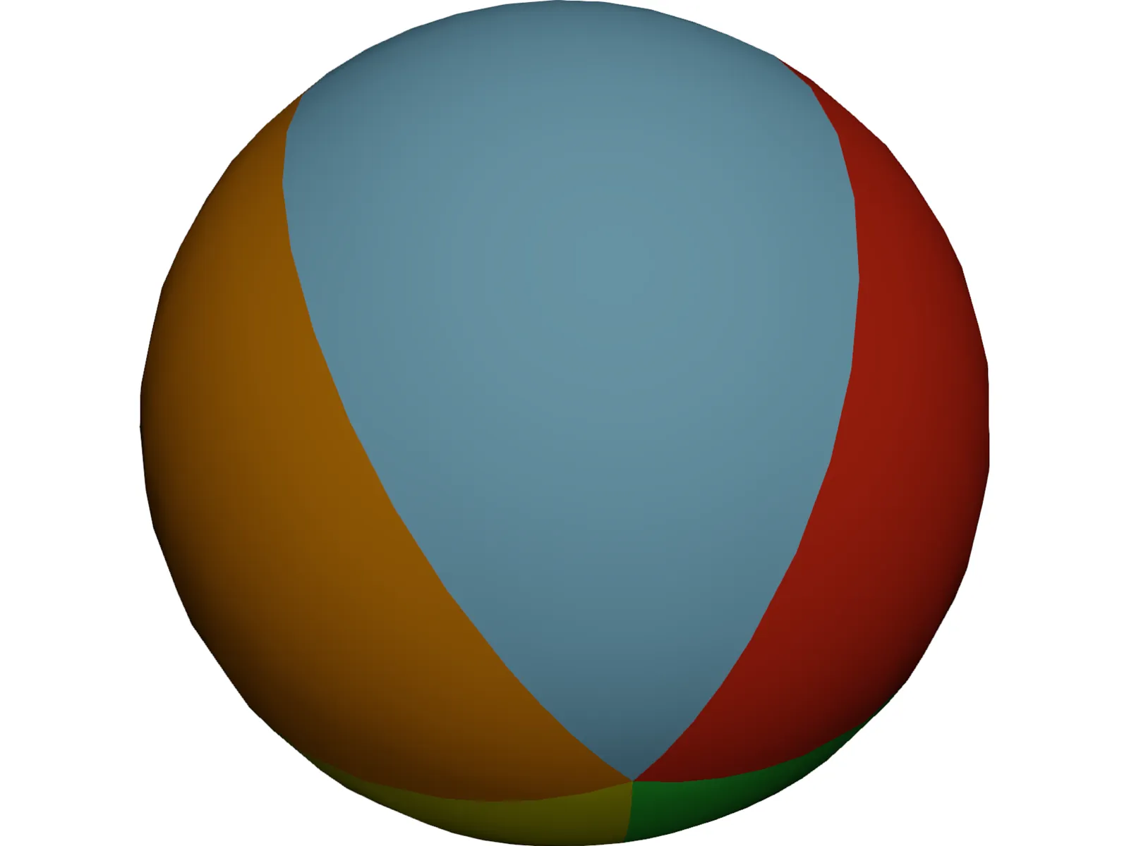 Beach Ball 3D Model