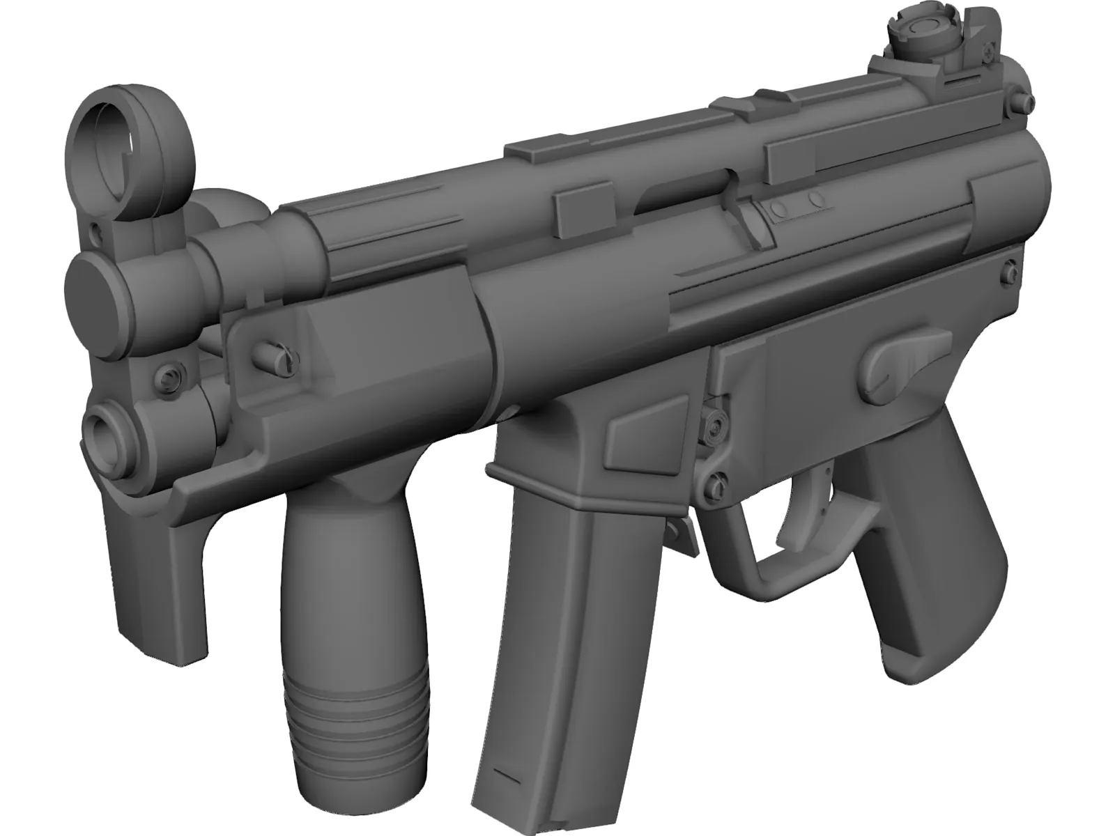 Heckler&Koch MP5K 3D Model