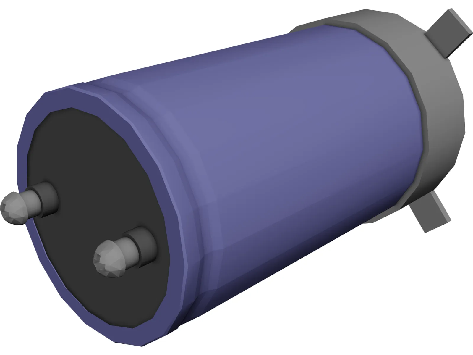 High Voltage Capacitor 3D Model