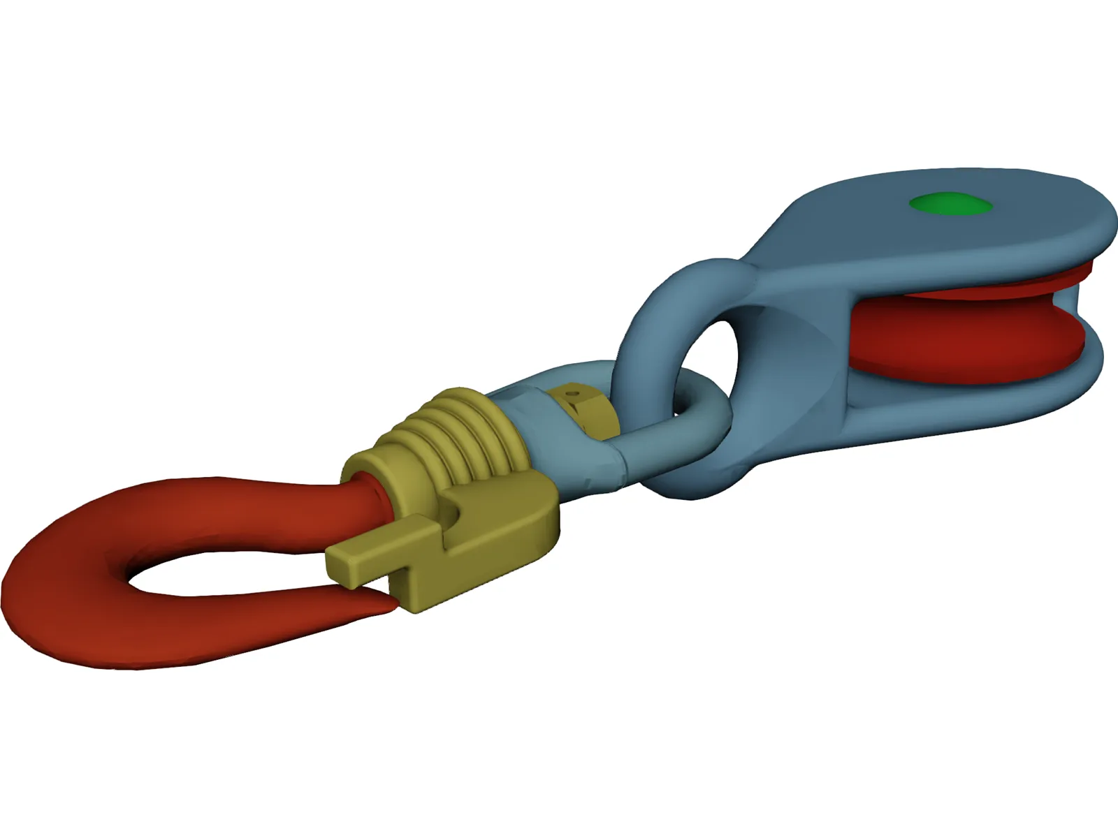 Crane Hook Small 3D Model