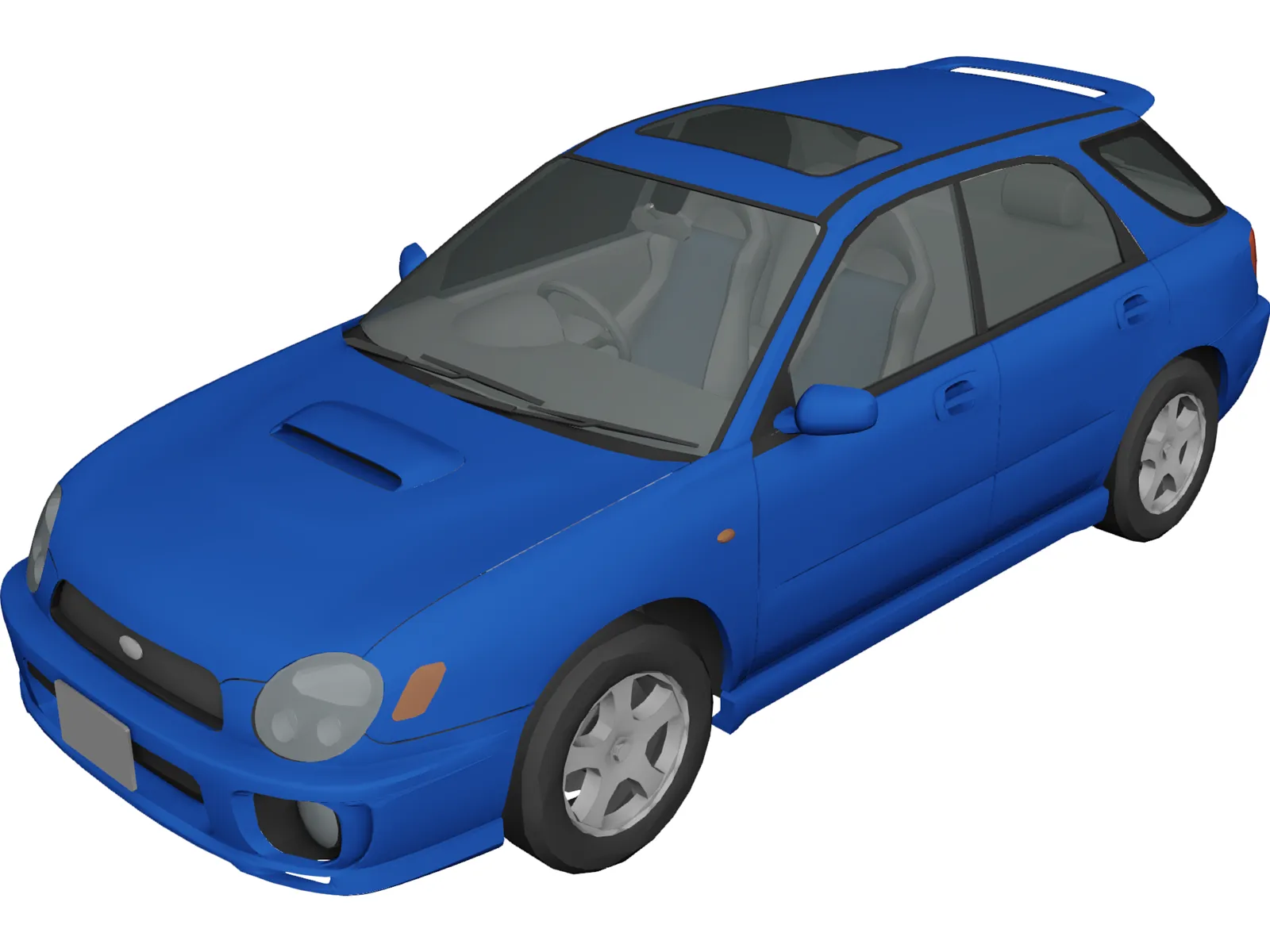 Subaru Impreza WRX Sport Wagon 3D Model