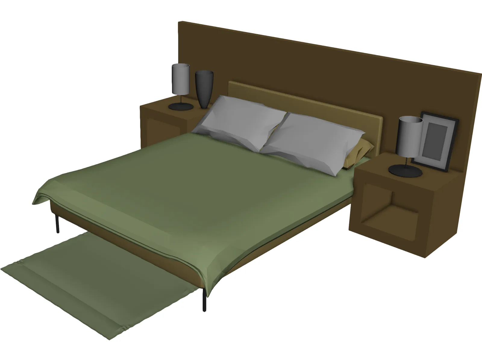 Bed Hospital 3D Model - 3D CAD Browser