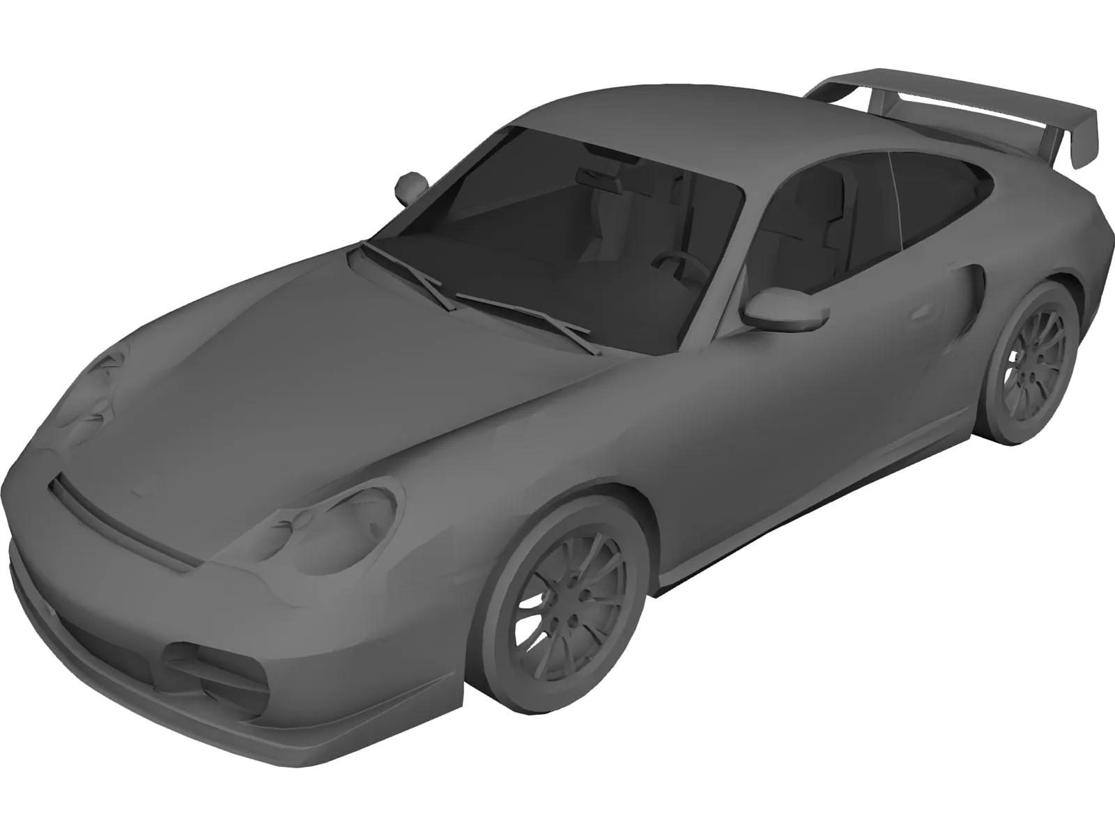 Porsche 911 996 GT2 3D Model