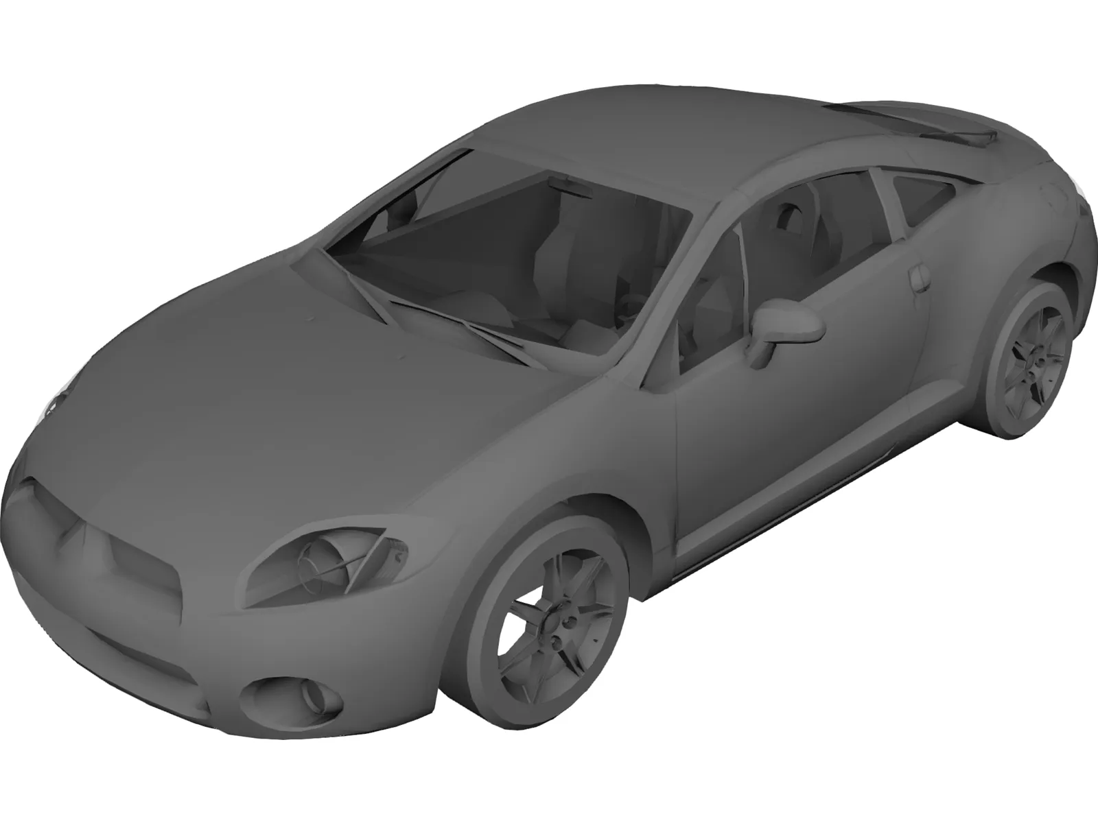 Mitsubishi Eclipse GT (2006) 3D Model
