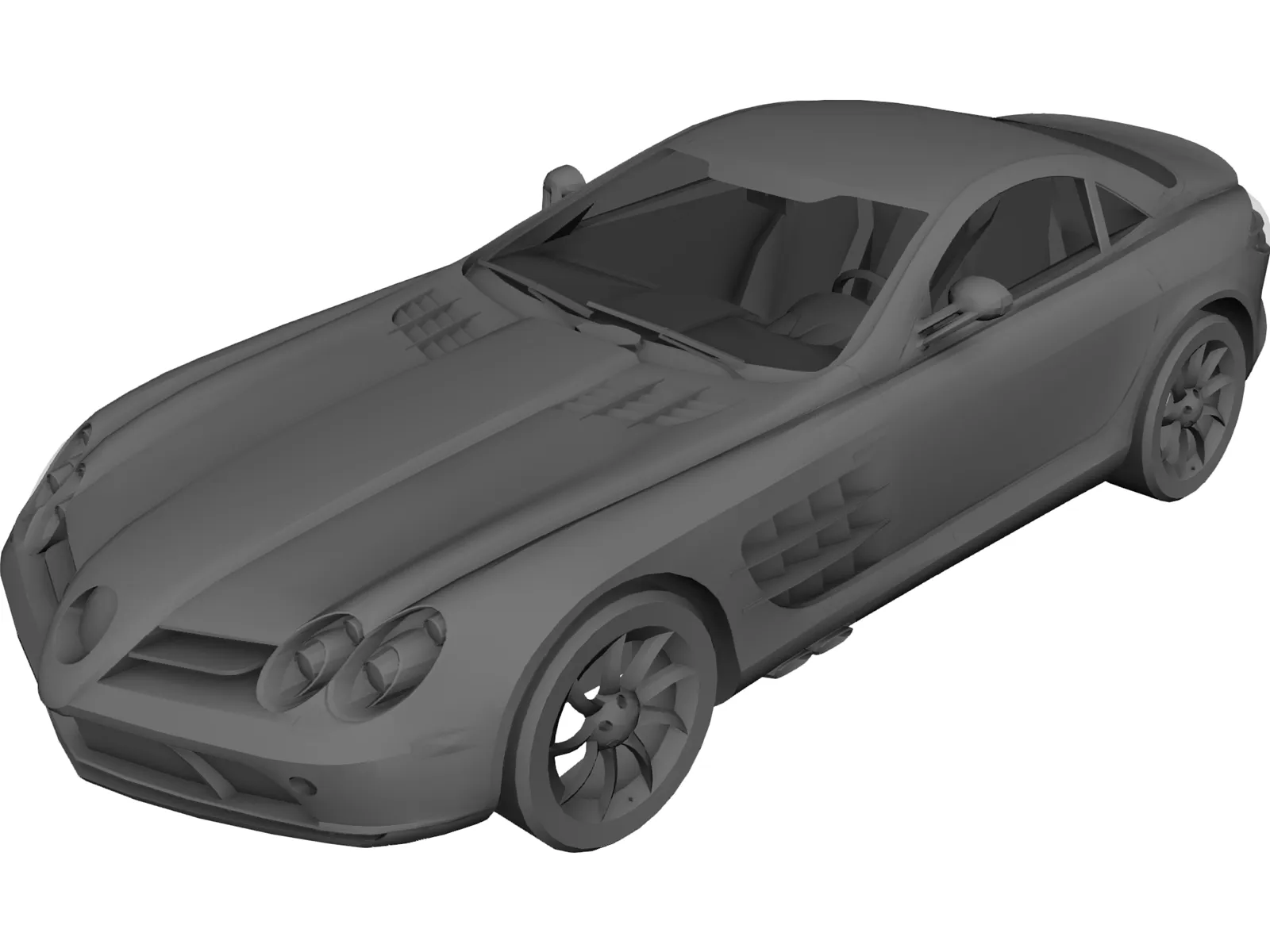 Mercedes-Benz SLR McLaren 3D Model
