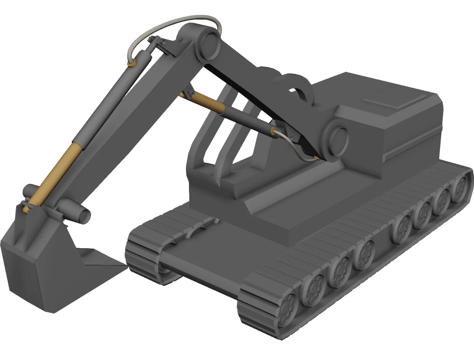 Excavator Digger 3D Model