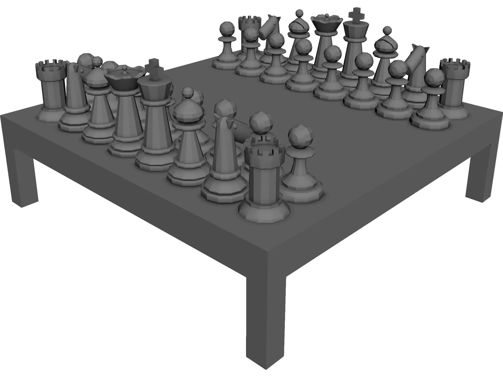 Chess FREE 3D model free 3D model