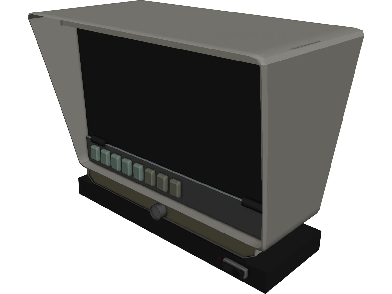 Microfilm Reader 3D Model