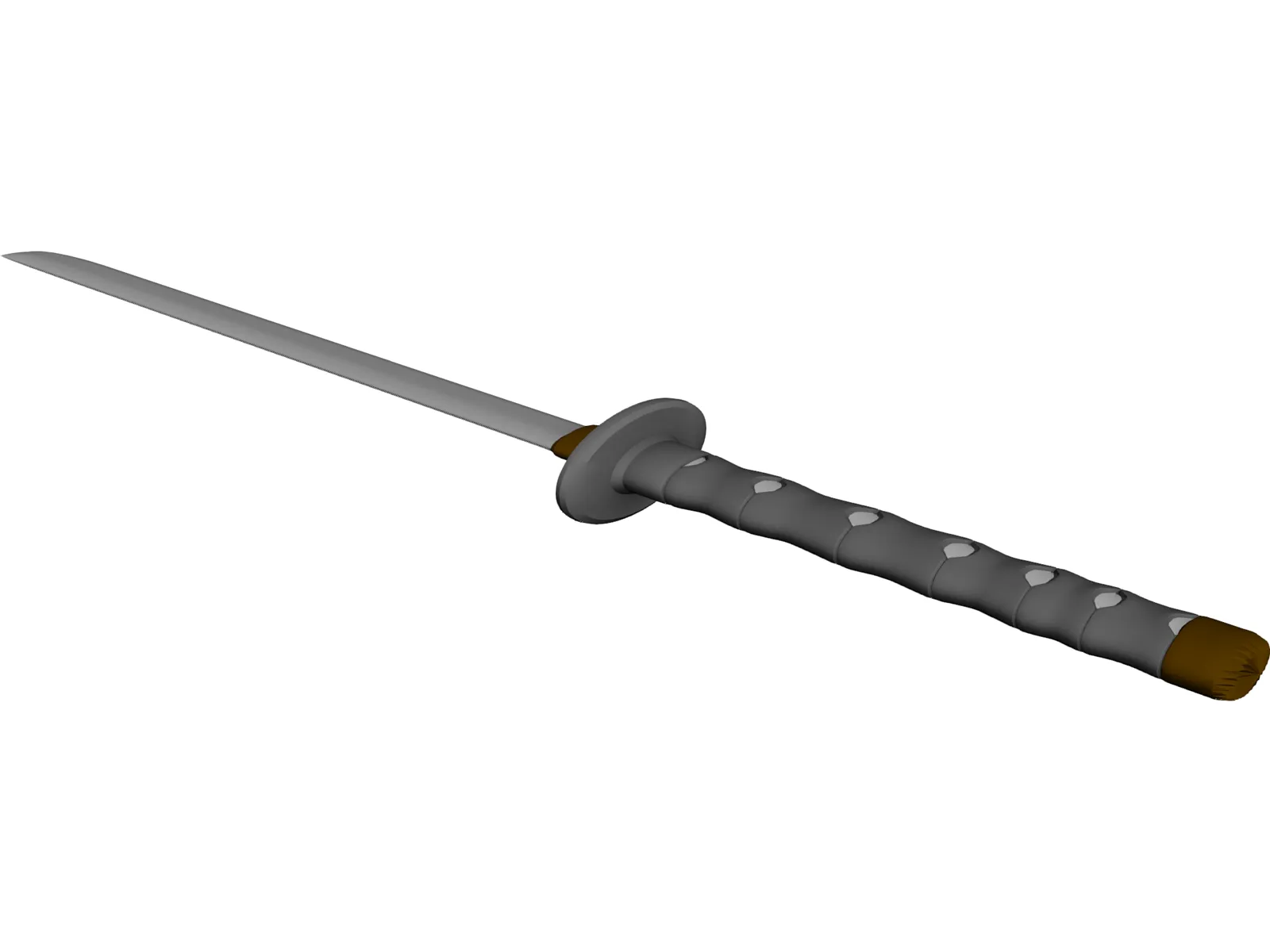 Ninjato Katana 3D Model