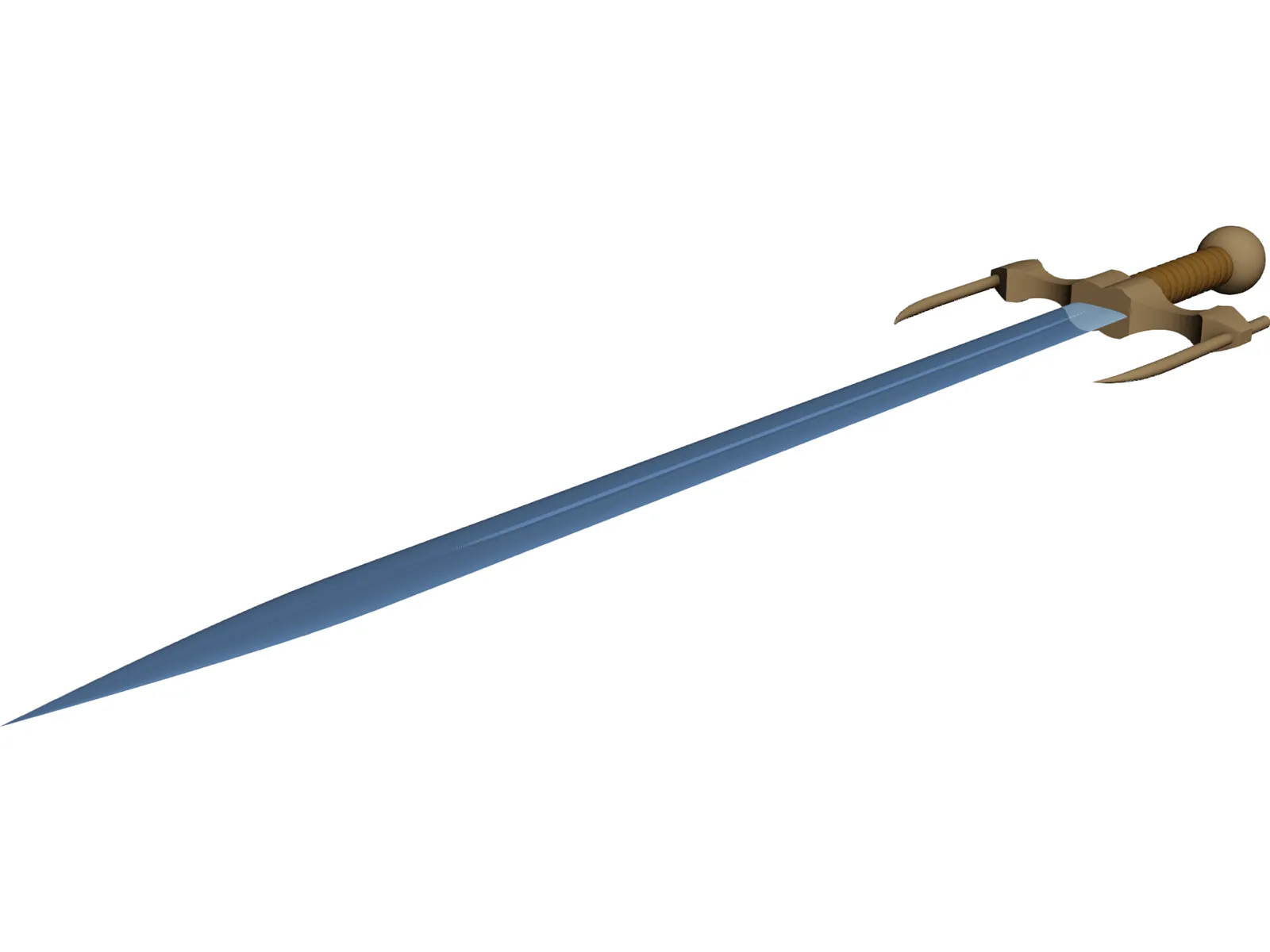 Medieval Sword 3D Model