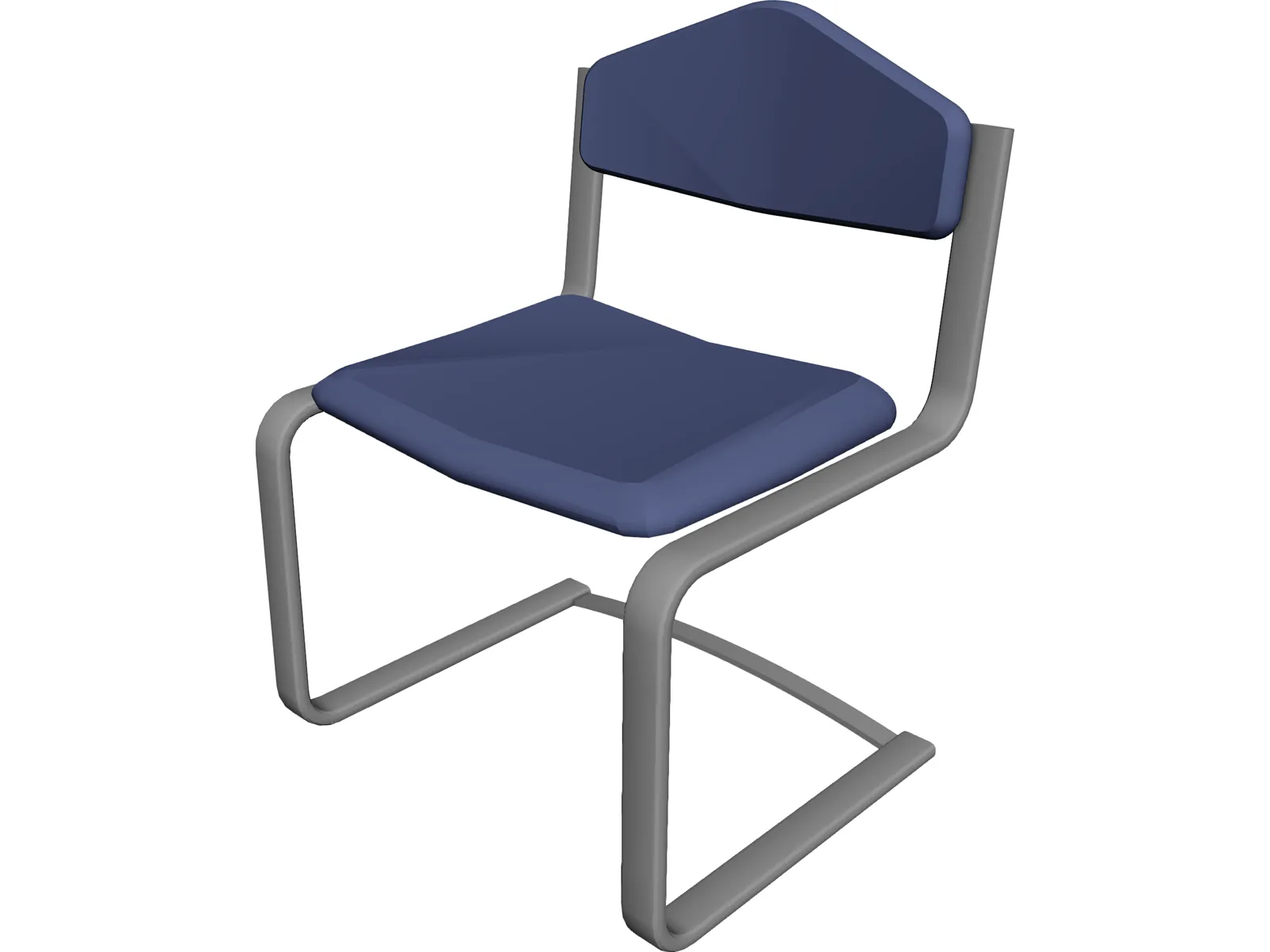 Waiting Room Chair 3D Model