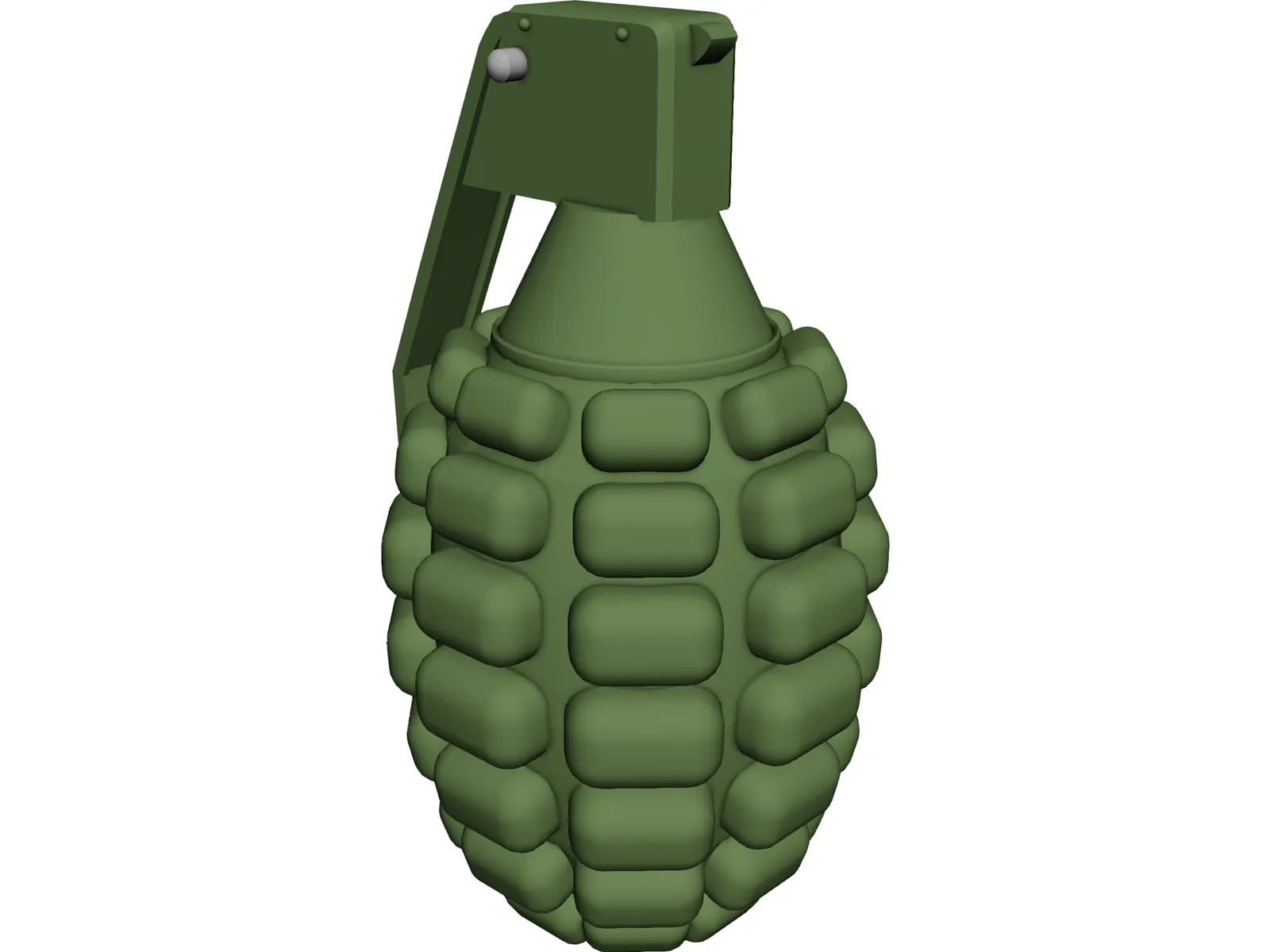 Pineapple Hand Grenade 3D Model