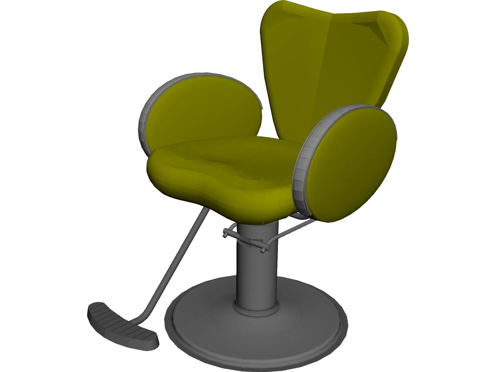 Salon Styling Chair 3D Model