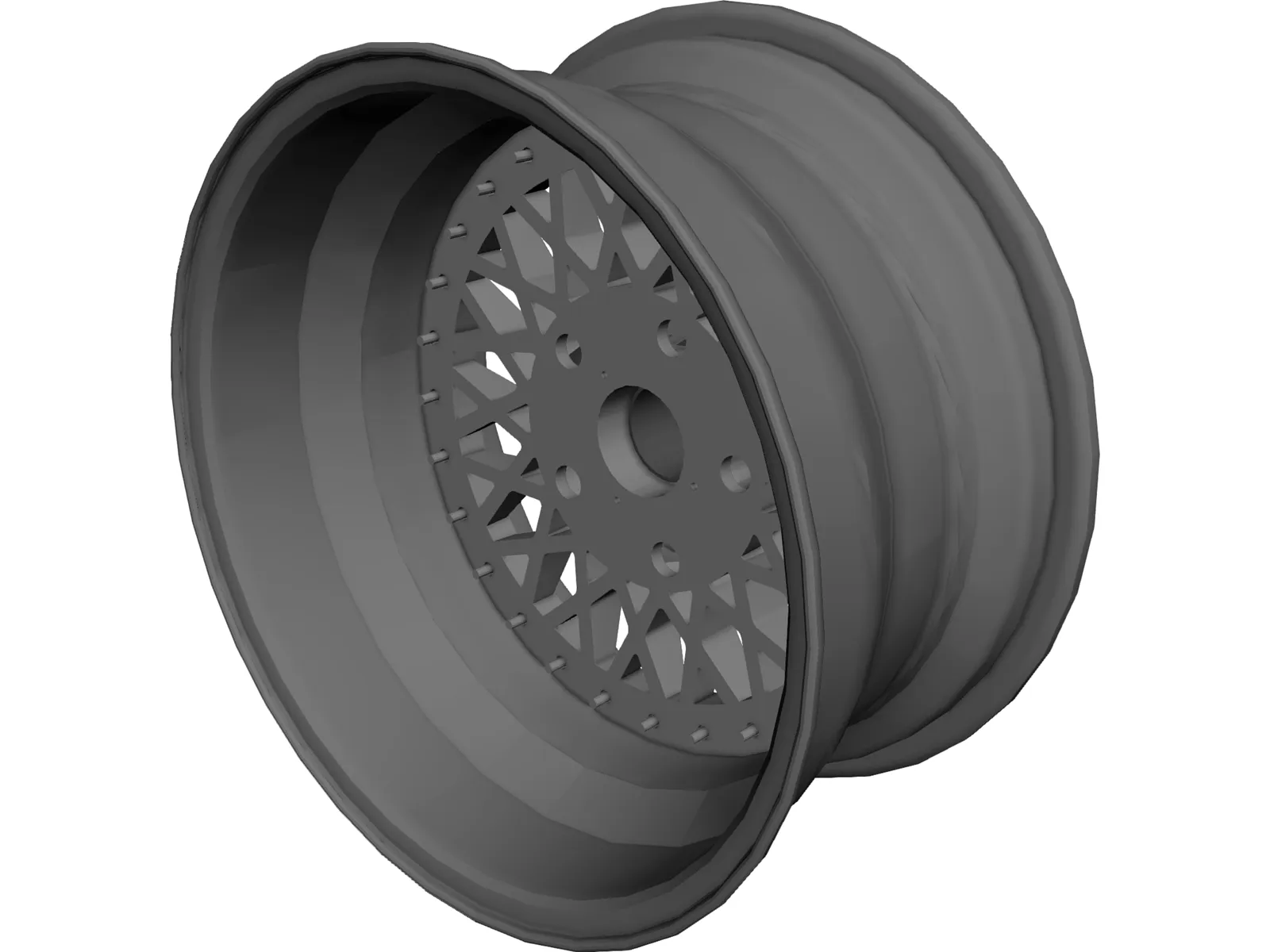 Porsche BBS RM Rim 3D Model