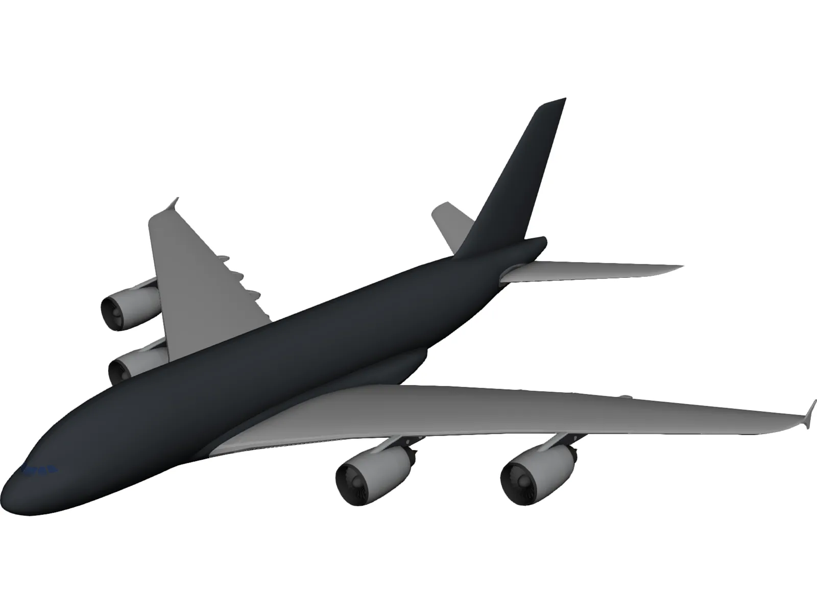 Airbus A380 3D Model