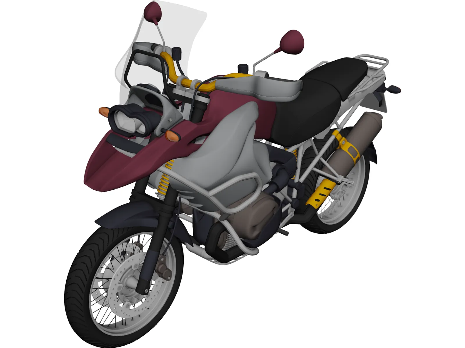 BMW R1200GS 3D Model