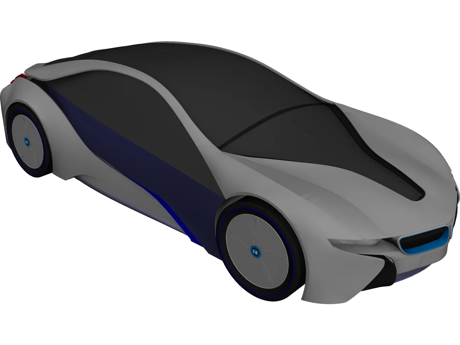 BMW i8 Concept 3D Model