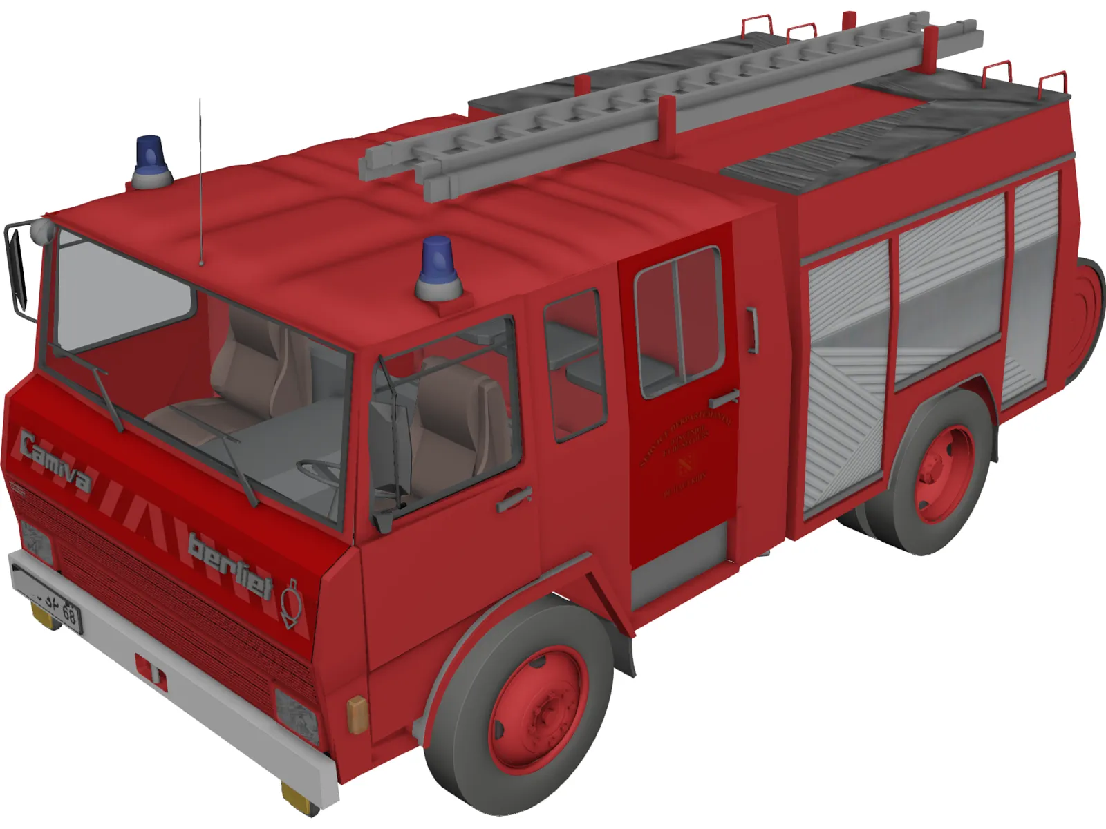 Renault Camiva Berliet 770 (1981) 3D Model