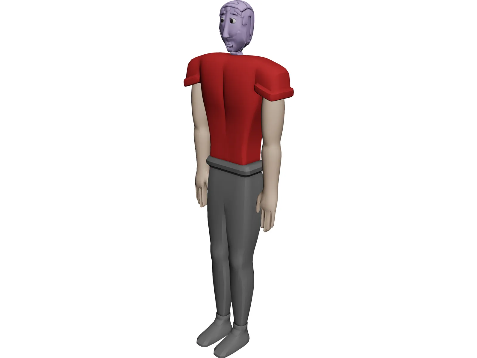 Cartoon Man 3D Model