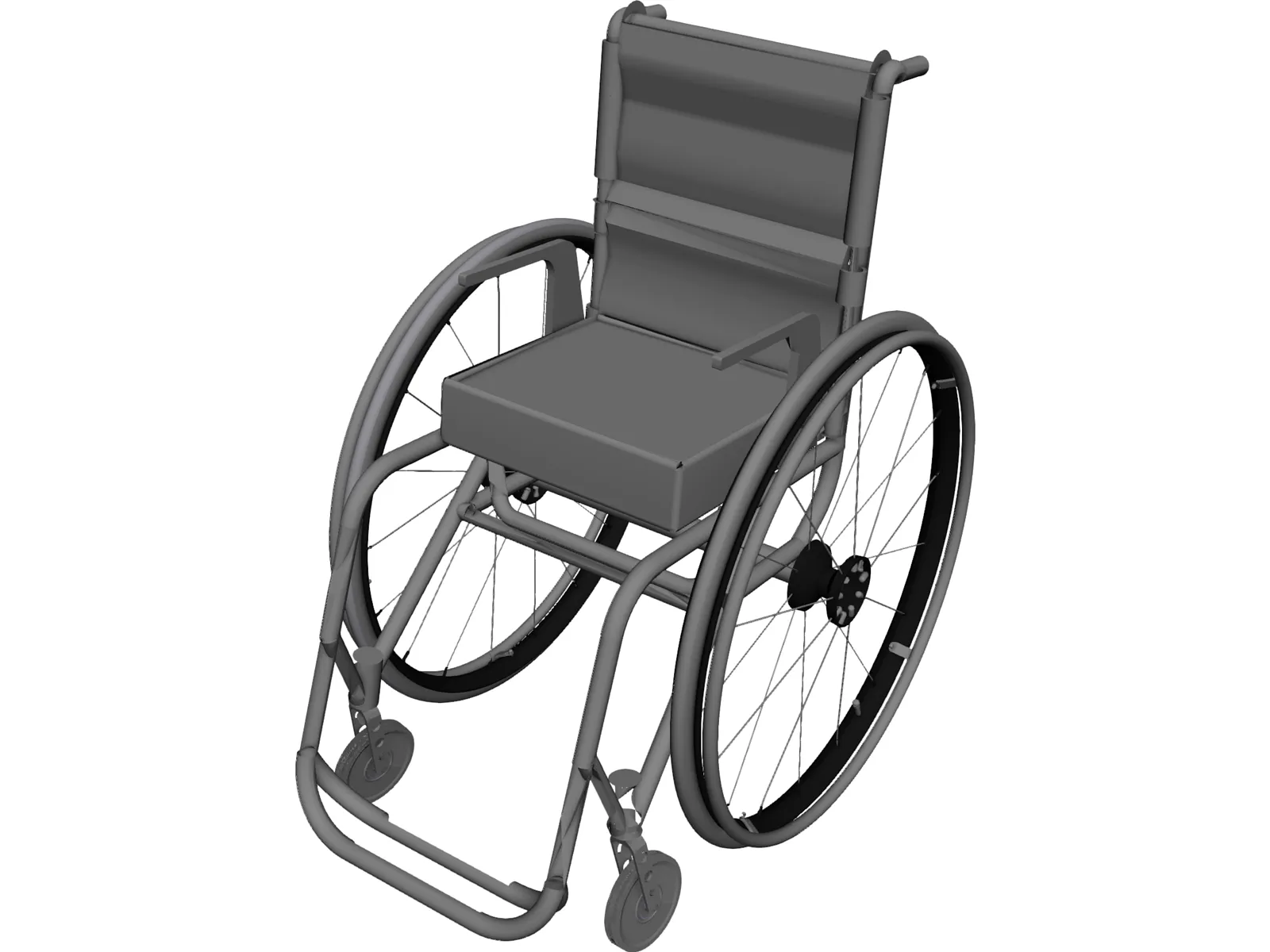 Wheel Chair 3D Model