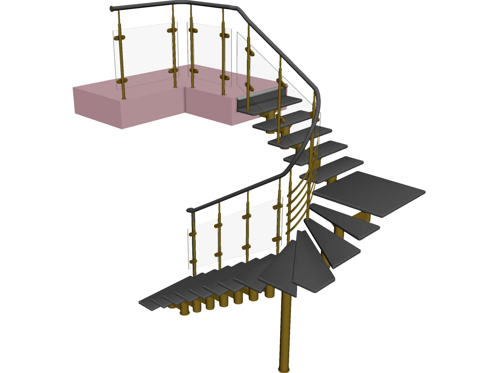 Stairs 3D Model