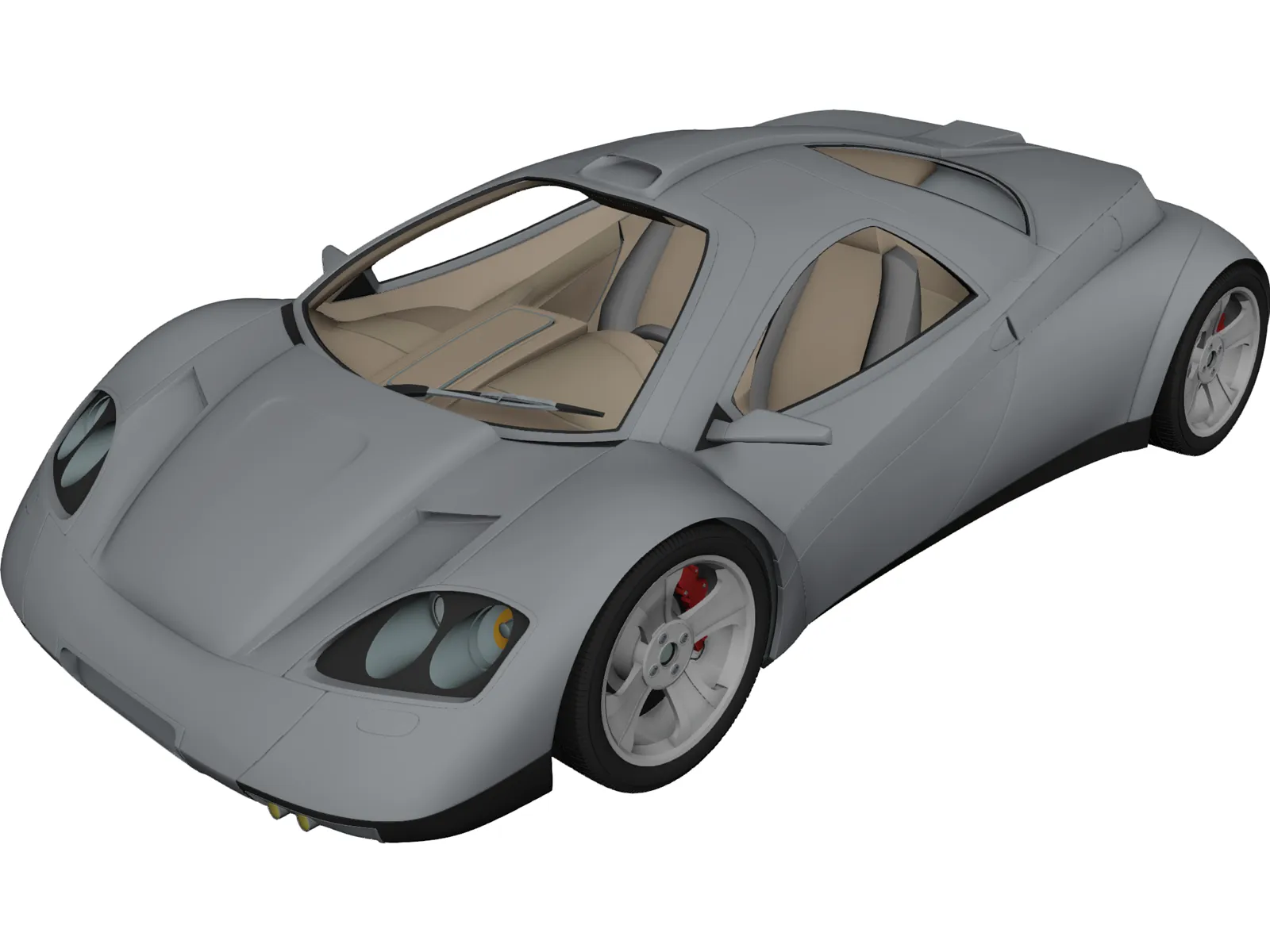 Nimble Car Concept 3D Model